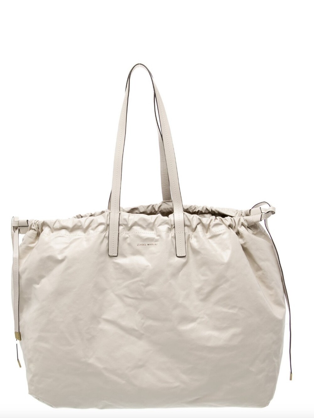 Isabel Marant Neutral Leather Shoulder Bag